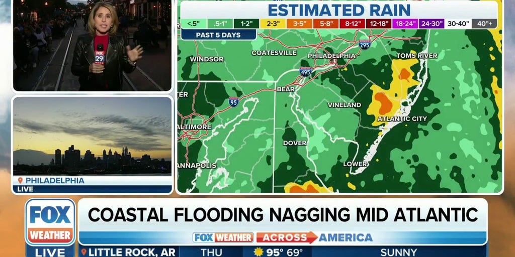 Philadelphia faces more rounds of rain | Latest Weather Clips | FOX Weather