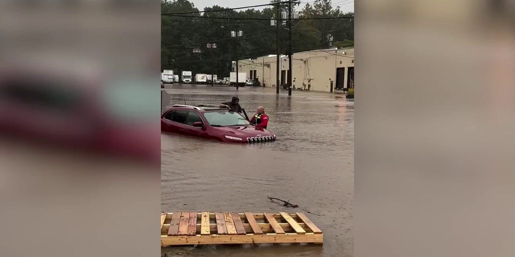 Water rescues underway in New Jersey as extreme rain turns Fairfield