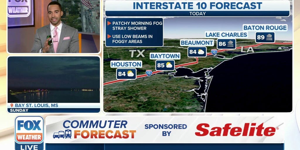 Fox Weather Commuter Forecast How Travel Conditions Look Across The Us Latest Weather Clips 7319