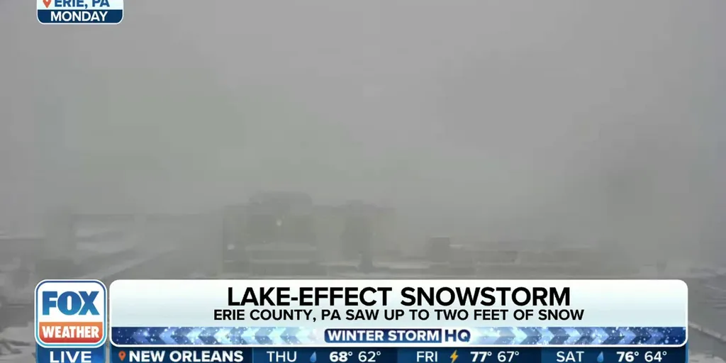 Erie, Pennsylvania Prepares For More Wet Weather After Lake-effect ...