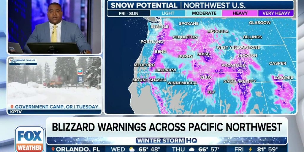 Northwest recovering from blizzard and prepping for the next storm over ...