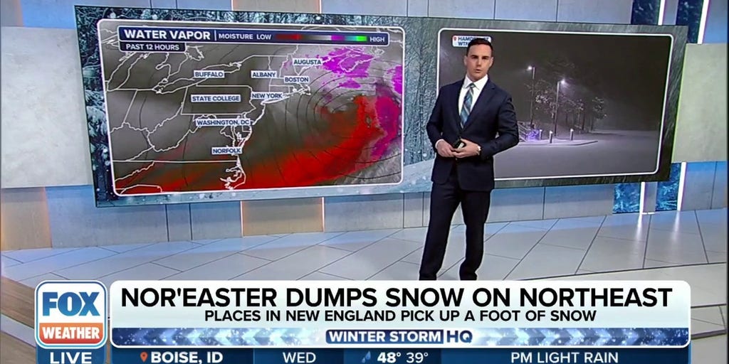 Nor'easter dumps snow on the Northeast | Latest Weather Clips | FOX Weather