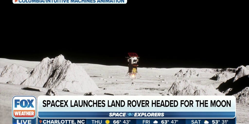 Spacex Launches Rocket Carrying Intuitive Machines Moon Lander