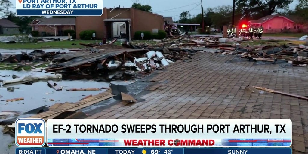 EF2 destroys church in Port Arthur, Texas Latest Weather Clips FOX Weather