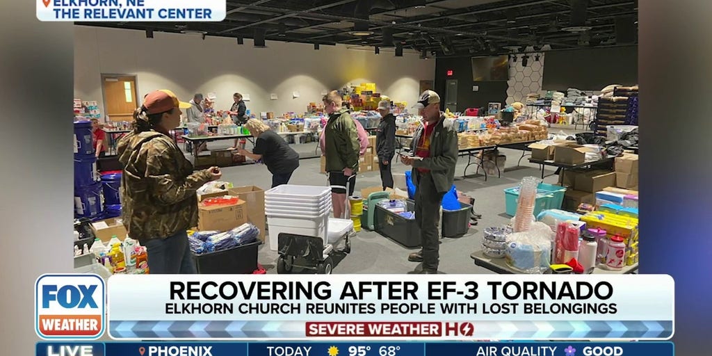 Nebraska church helping tornado victims find their belongings | Latest Weather Clips | FOX Weather
