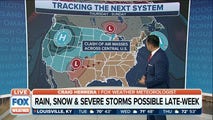 Rain, snow, severe storms possible in late-week storm from central to eastern US