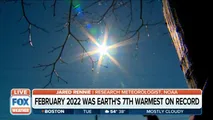February 2022 was Earth's 7th warmest on record