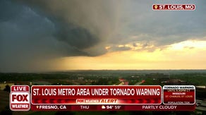 Ominous clouds replace sunny skies in St. Louis, MO