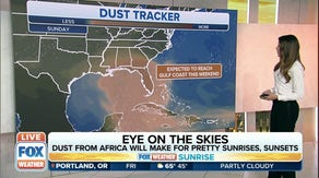 First Saharan Dust plume of season could lead to stunning sunrises and sunsets