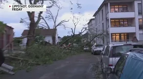 Damage caused by tornadoes in Germany