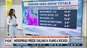 Widespread freeze chilling Northern Plains, Rockies