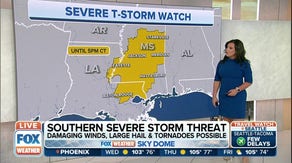 Severe Thunderstorm Watch issued for parts of MS and LA