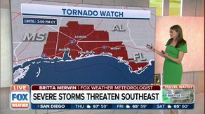 Tornado Watch issued for parts of the Gulf Coast