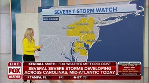 Severe Thunderstorm Watch issued for parts of PA, NJ, MD and DE