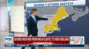 Severe Thunderstorm Watch issued for parts of New York, New England