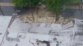 Roof collapses due to heavy rain, flash flooding in Providence, Rhode Island
