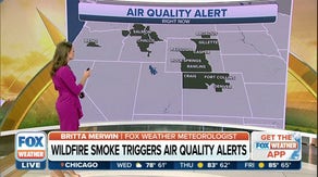 Wildfire smoke triggering air quality alerts in western portions of U.S.