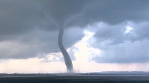 Waterspout moves across Italy lake