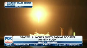 SpaceX launches fleet-leading booster on 14th flight