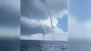 Watch: 4 waterspouts form at once near Spain