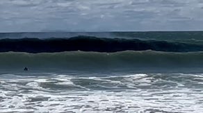 Hurricane Fiona brings large surf to Rhode Island