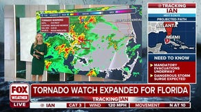 Tornado Watch expanded for South Florida as Ian treks closer