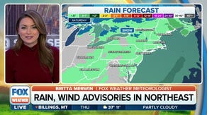 Wet weekend in store for mid-Atlantic, Northeast as rain, gusty winds move in