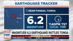 6.2 magnitude earthquake rattles Island Nation of Tonga
