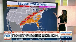 Weekend storms could offer relief from heat but also turn severe