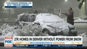 27,000 homes in Denver without power from snowstorm