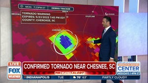 Tornado confirmed near Chesnee, South Carolina