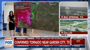 Tornado confirmed near Garden City, Texas