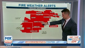 Fire Weather Warnings for Plains through Wednesday
