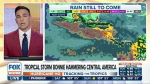 Tropical Storm Bonnie moves into the Pacific