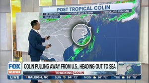 Colin leftovers brush Outer Banks with wind, rain