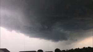 Timelapse video shows severe storm moving over homes in Hamilton, OH