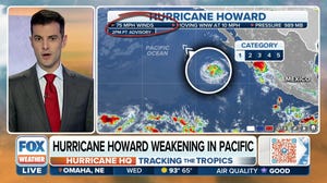 Hurricane Howard weakens in Pacific Ocean