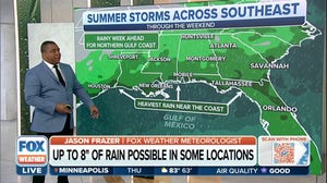 Rounds of storms to soak Gulf Coast, Southeast through weekend
