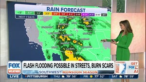 Monsoon storms to bring flood threat to streets, burn scars in Southwest