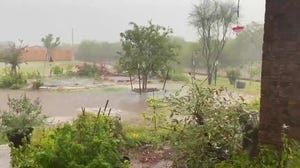 Torrential rain in Corpus Christi, Texas