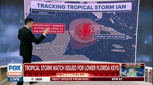 Tropical Storm Ian eyeing Florida's Gulf Coast