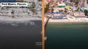 Fort Myers pier destroyed by Hurricane Ian