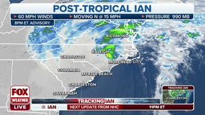 Ian remains post-tropical cyclone