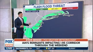 Tracking Ian's remnants across the eastern US