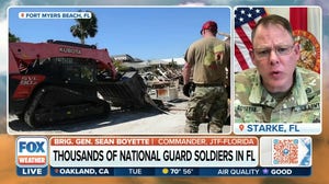 National Guard troops survey damage of Ian, bring supplies to those in need