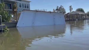 Fort Myers Beach resident surveys Ian devastation to boat docks