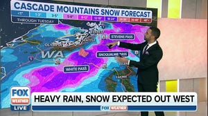 Heavy rain, snow expected out West