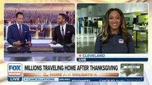 Millions traveling home after Thanksgiving