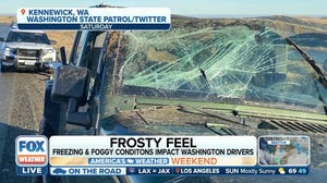 Frosty roads make for dangerous travel, just a preview for upcoming snow