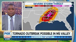Dangerous severe storms could spawn tornado outbreak in South on Tuesday